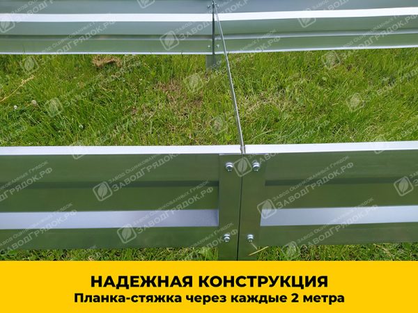 Грядки в теплицу «Усиленные» оцинкованные (высота 15 см) — изображение 6